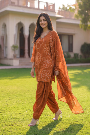 Tangerine Suit Set