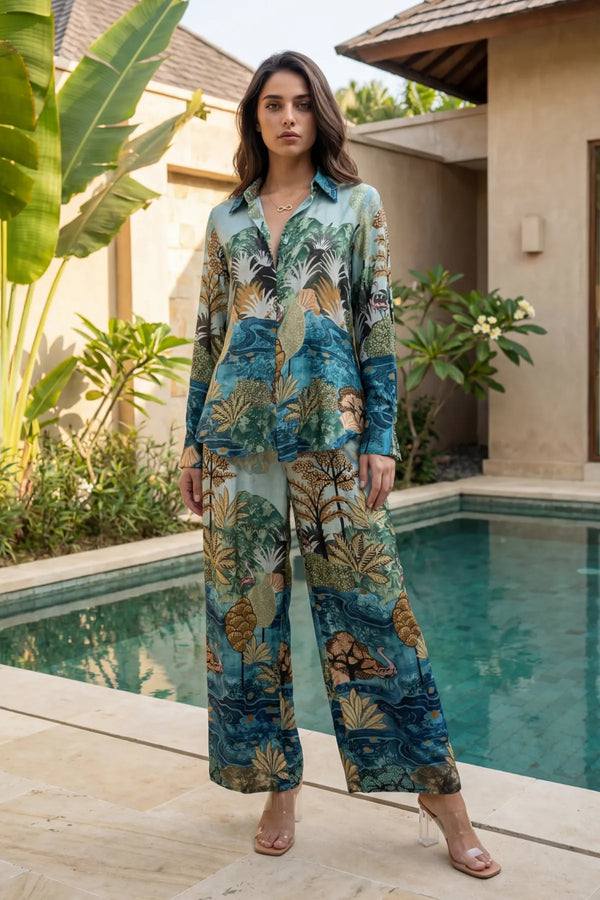 Aqua Oasis Co-ord Set