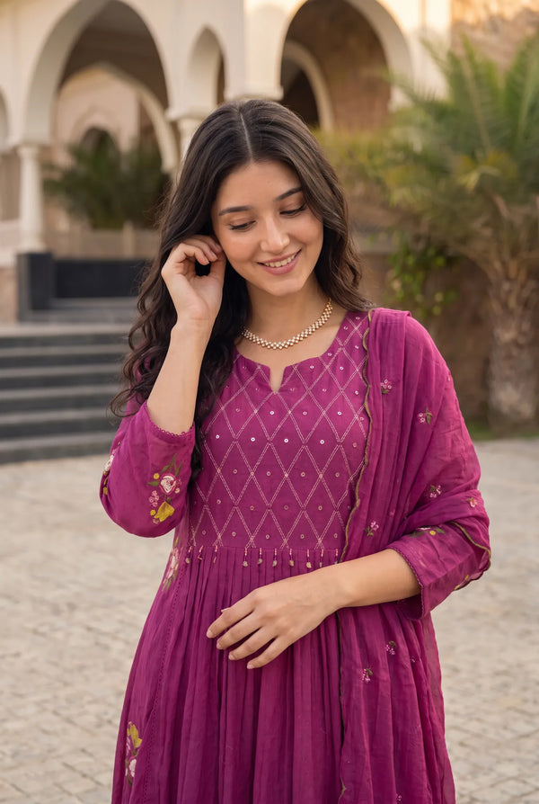 Mulberry Bloom Suit Set