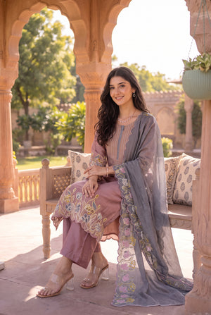Rosewood Grey Suit Set