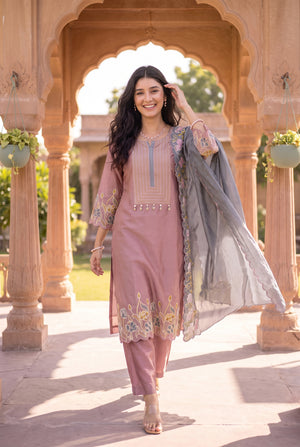 Rosewood Grey Suit Set