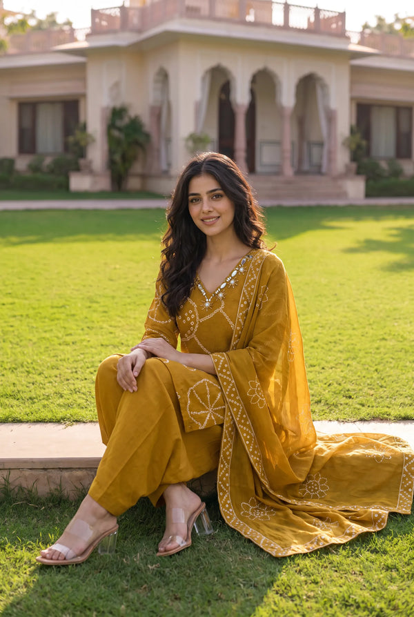 Marigold Suit Set