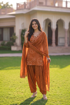 Tangerine Suit Set