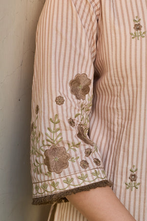 Ivory Muse Cotton Suit Set