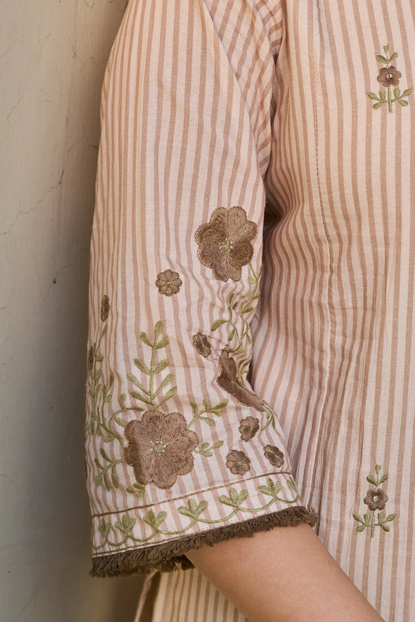 Ivory Muse Cotton Suit Set