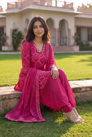 Pink Peony Suit Set