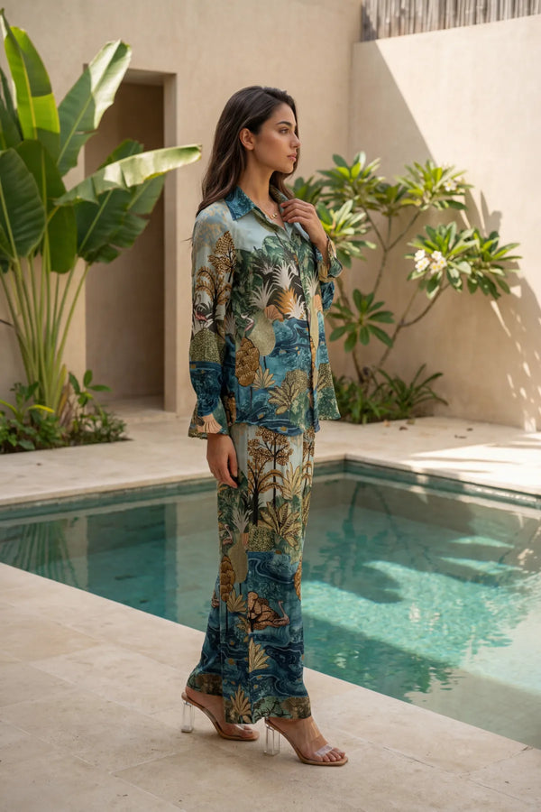 Aqua Oasis Co-ord Set