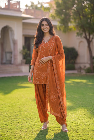 Tangerine Suit Set