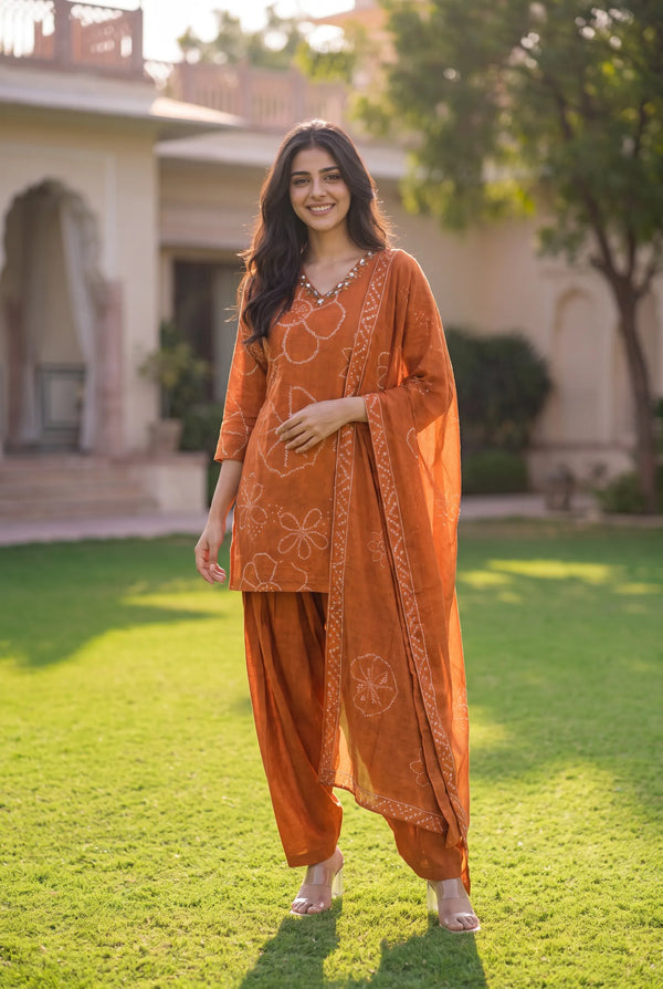 Tangerine Suit Set