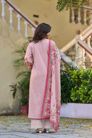 Blush Muse Cotton Suit Set