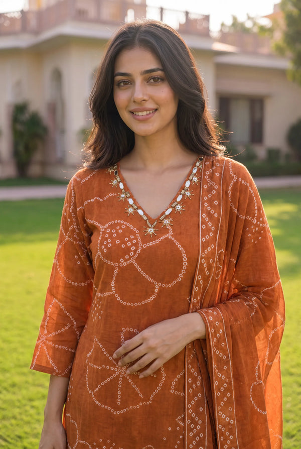 Tangerine Suit Set
