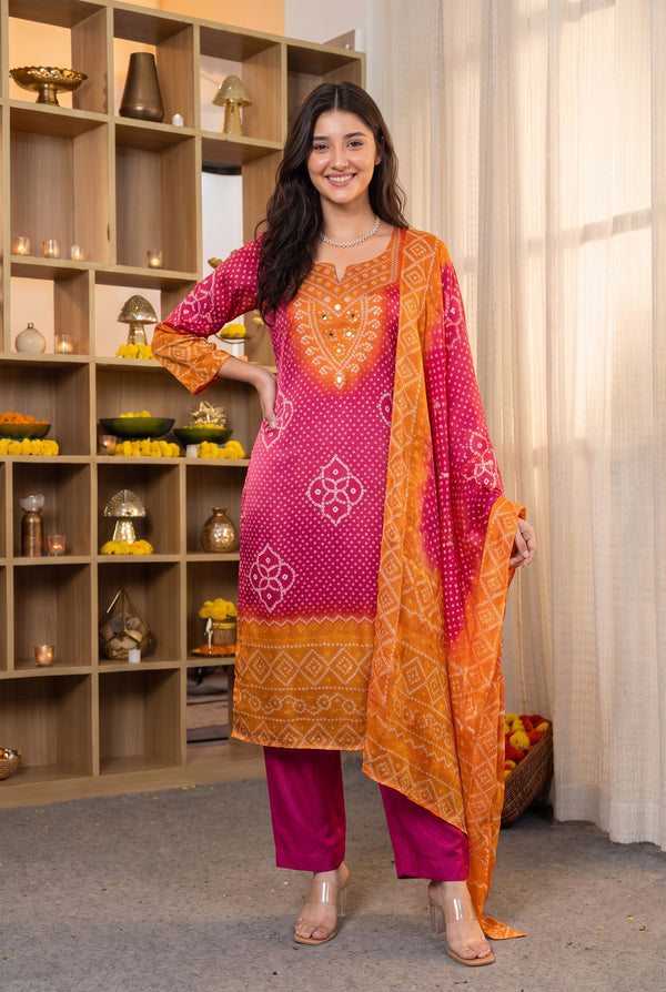 Pink Sorbet Suit Set