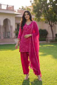 Pink Peony Suit Set