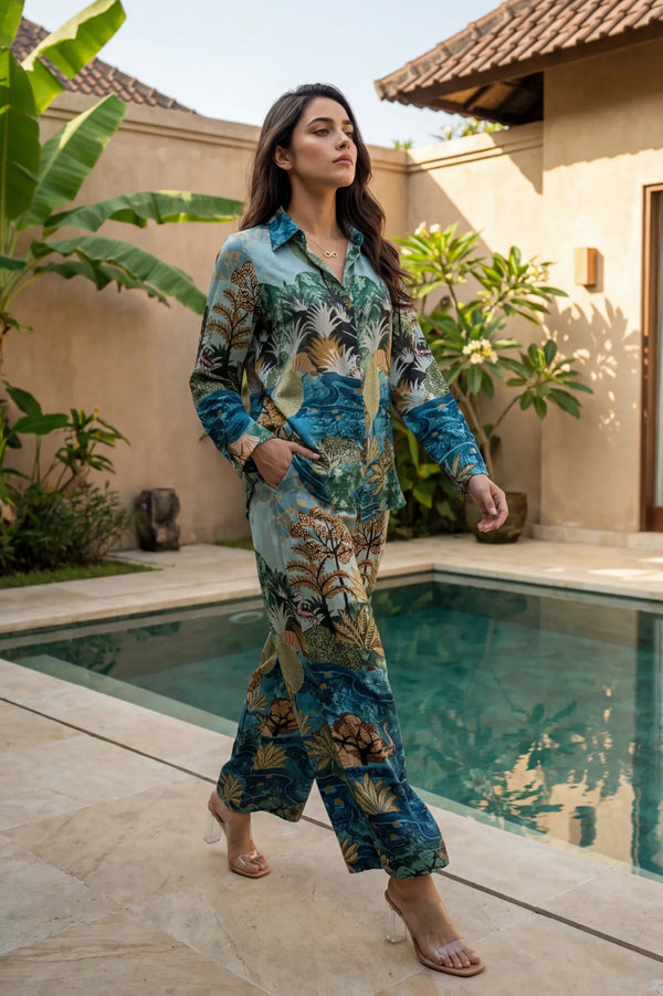 Aqua Oasis Co-ord Set