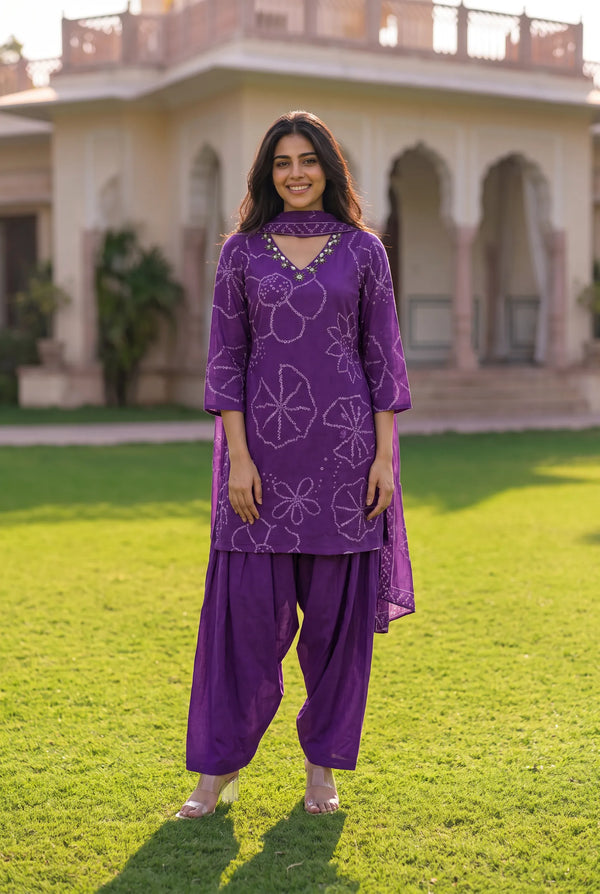 Royal Iris Suit Set