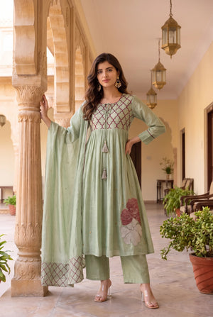 Minty Pop Suit Set