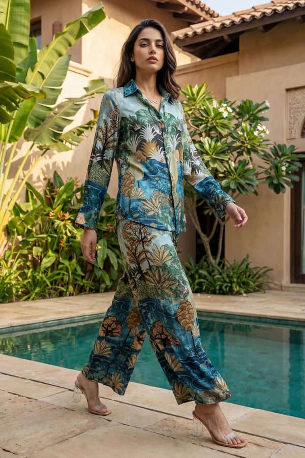 Aqua Oasis Co-ord Set