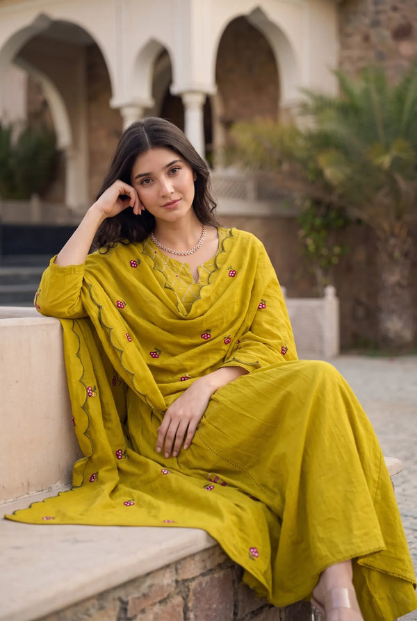 Marigold Bloom Suit Set
