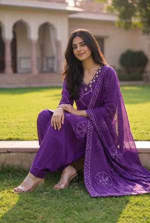 Royal Iris Suit Set