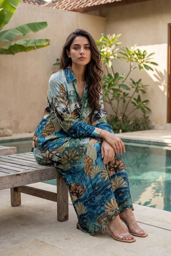 Aqua Oasis Co-ord Set