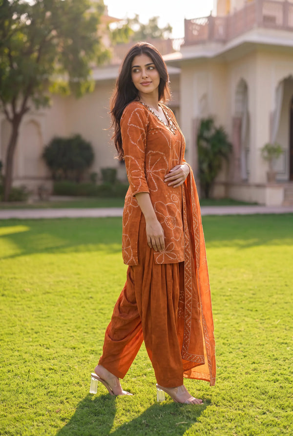 Tangerine Suit Set