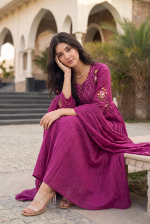 Mulberry Bloom Suit Set