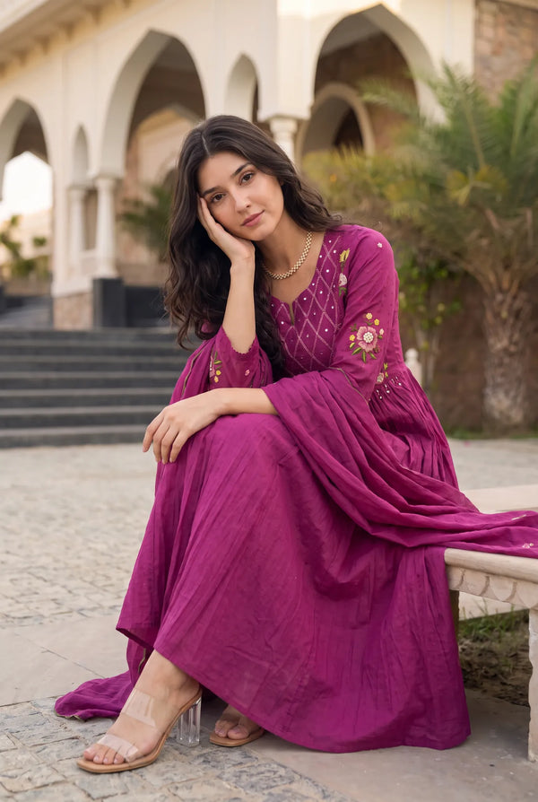 Mulberry Bloom Suit Set
