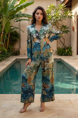 Aqua Oasis Co-ord Set