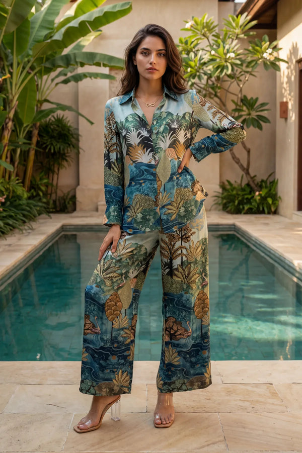 Aqua Oasis Co-ord Set