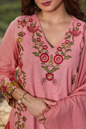 Pink Blossom Suit Set