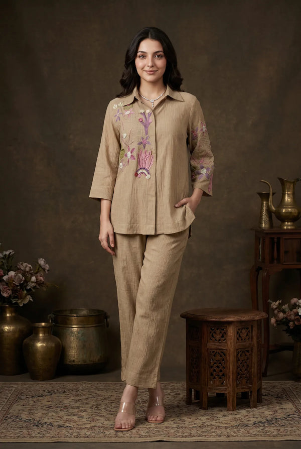 Cocoa Bloom Co-ord Set