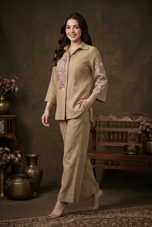 Cocoa Bloom Co-ord Set