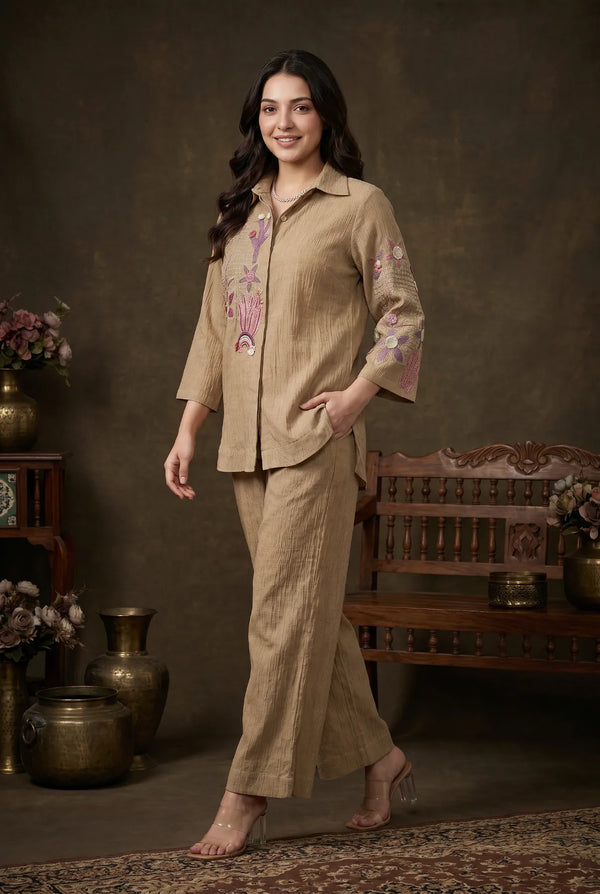 Cocoa Bloom Co-ord Set