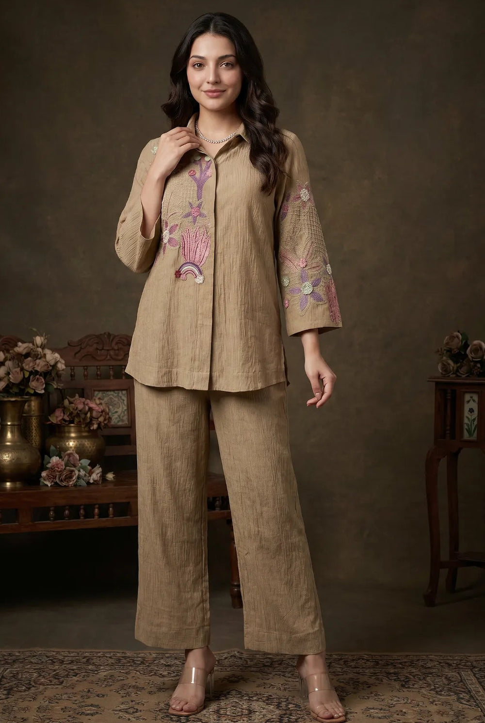 Cocoa Bloom Co-ord Set
