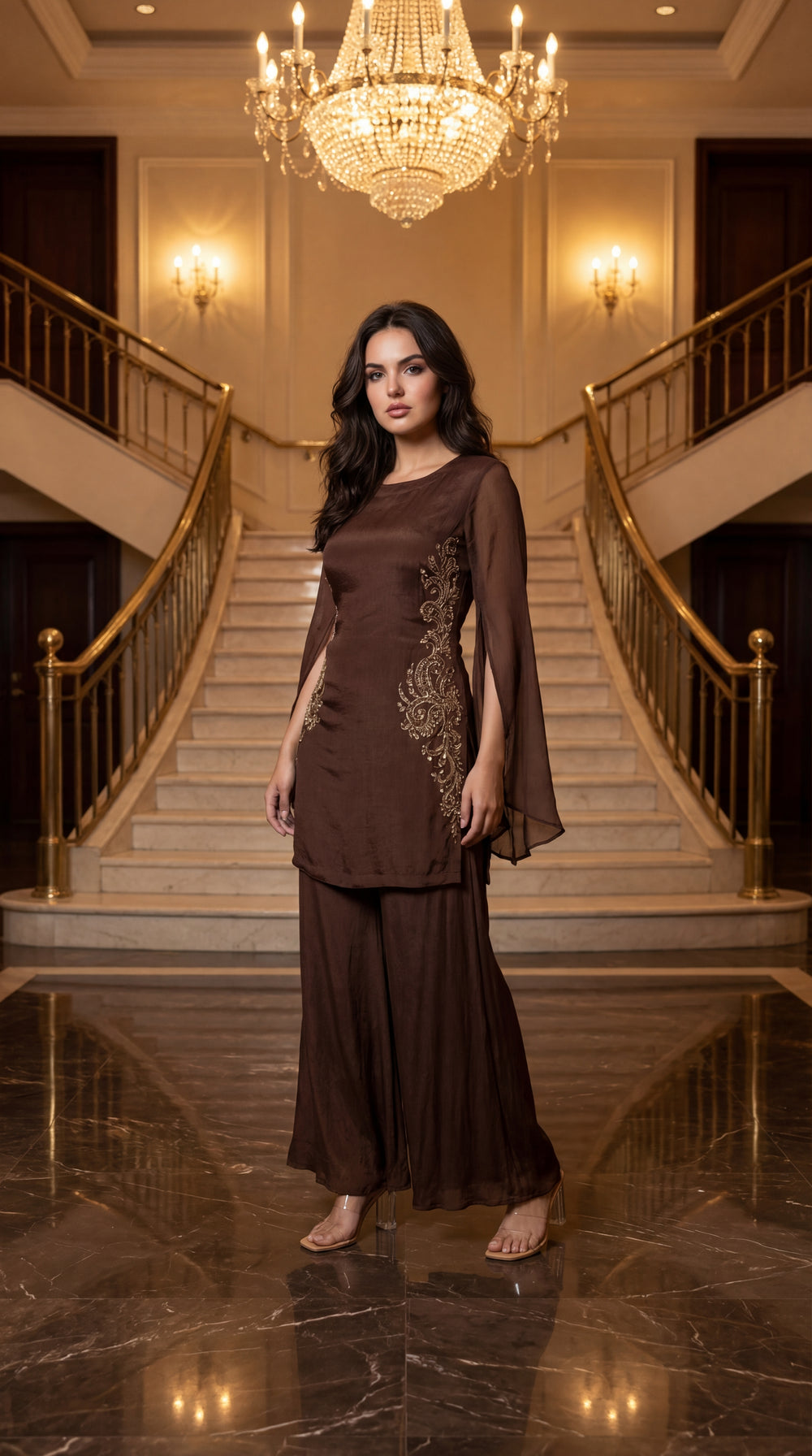 Mocha Luxe Chinon Set