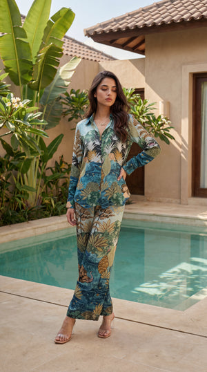 Aqua Oasis Co-ord Set