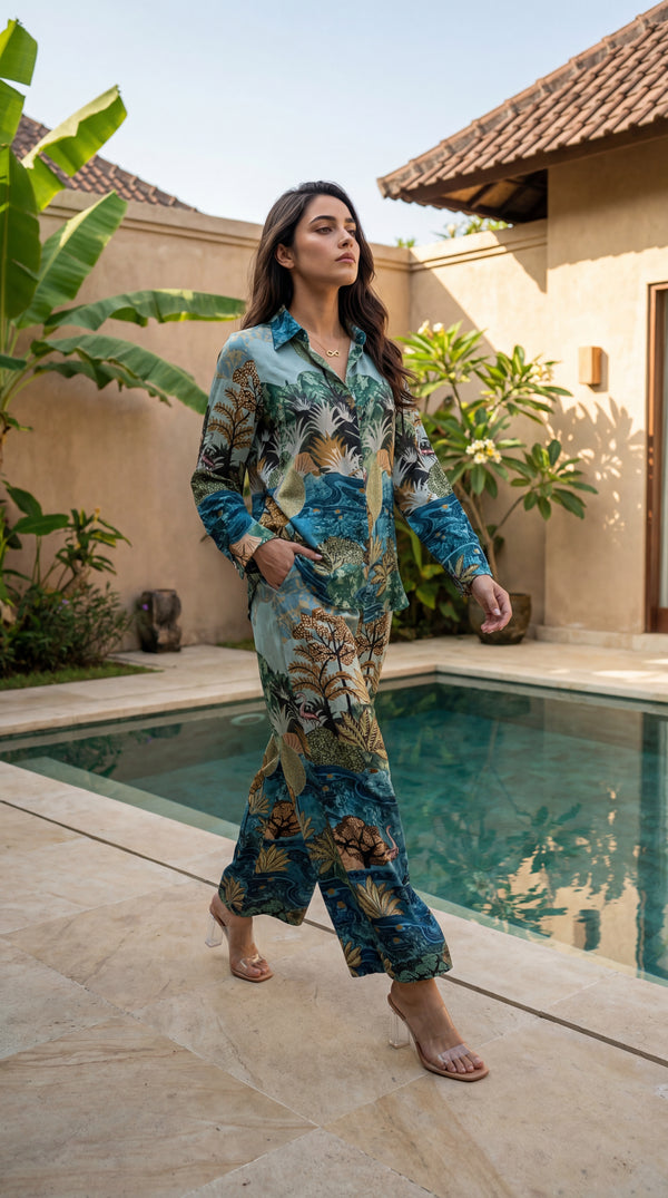 Aqua Oasis Co-ord Set