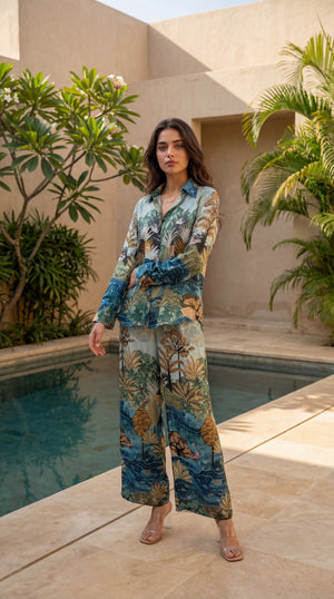 Aqua Oasis Co-ord Set