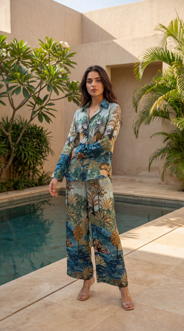 Aqua Oasis Co-ord Set