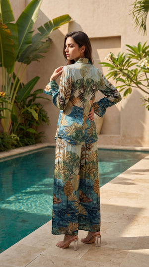 Aqua Oasis Co-ord Set