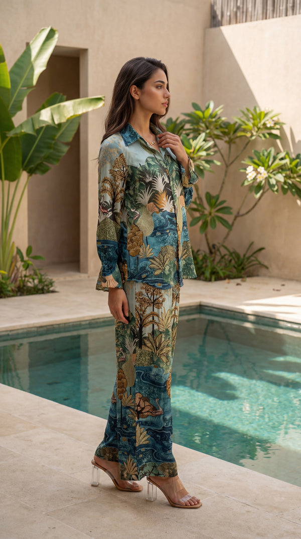 Aqua Oasis Co-ord Set