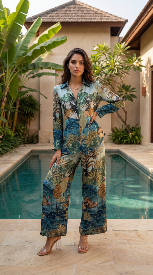 Aqua Oasis Co-ord Set