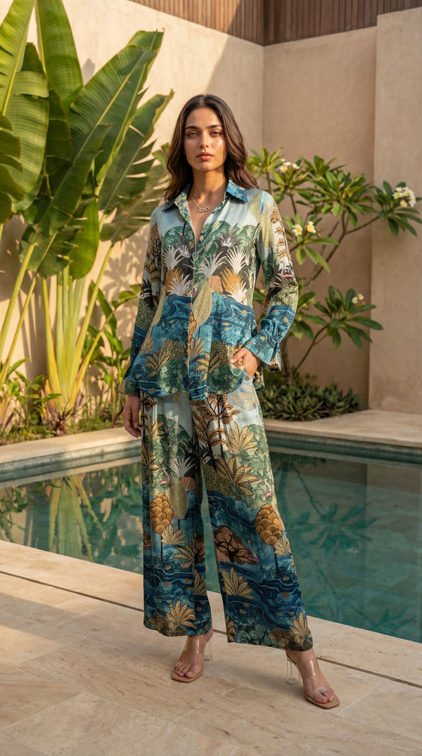 Aqua Oasis Co-ord Set