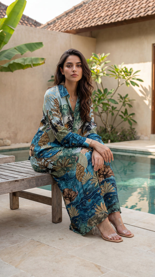 Aqua Oasis Co-ord Set