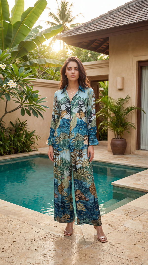 Aqua Oasis Co-ord Set